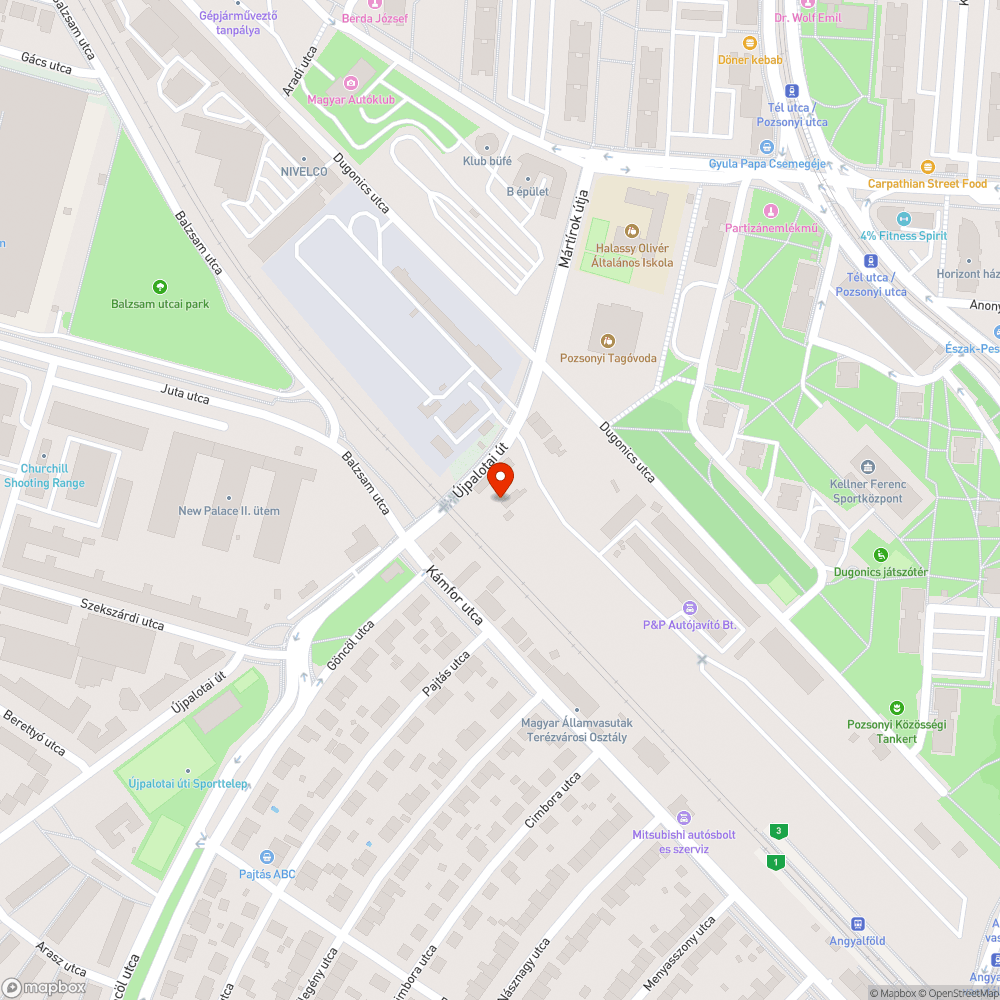 Kihívásokkal küzdő terület Újpesten bejelentés helye