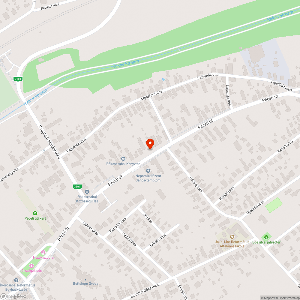 Mélyedés a járdában bejelentés helye