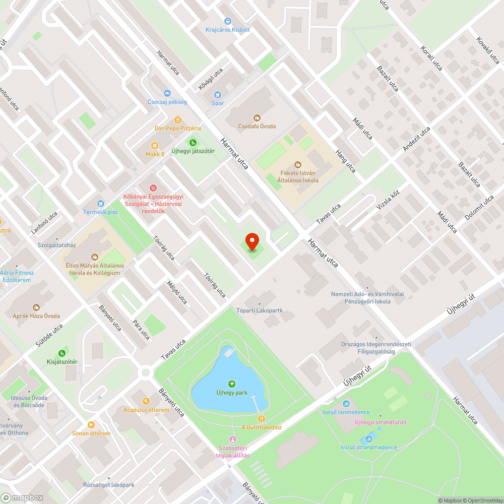 Másik kidőlt fa a játszótéren bejelentés helye