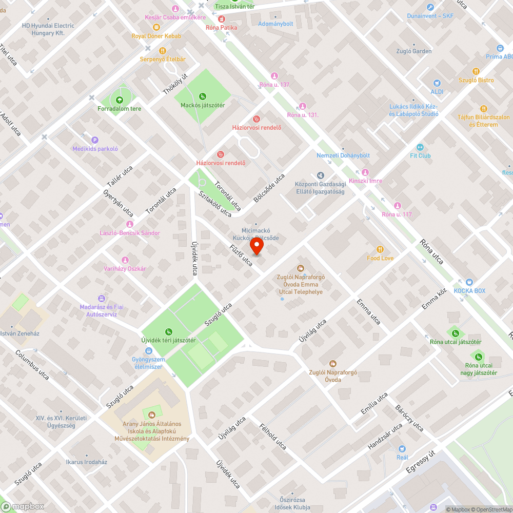 Illegális felfestés bejelentés helye