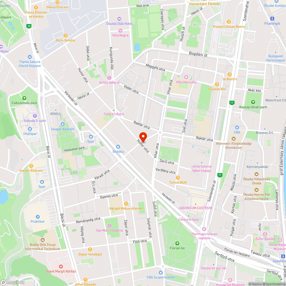 Kátyús útszakasz bejelentés helye