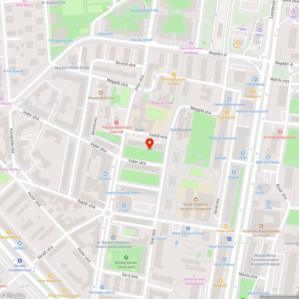 Leamortizálódott padok bejelentés helye