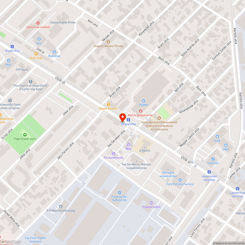 Hatalmas tócsa a járdán bejelentés helye