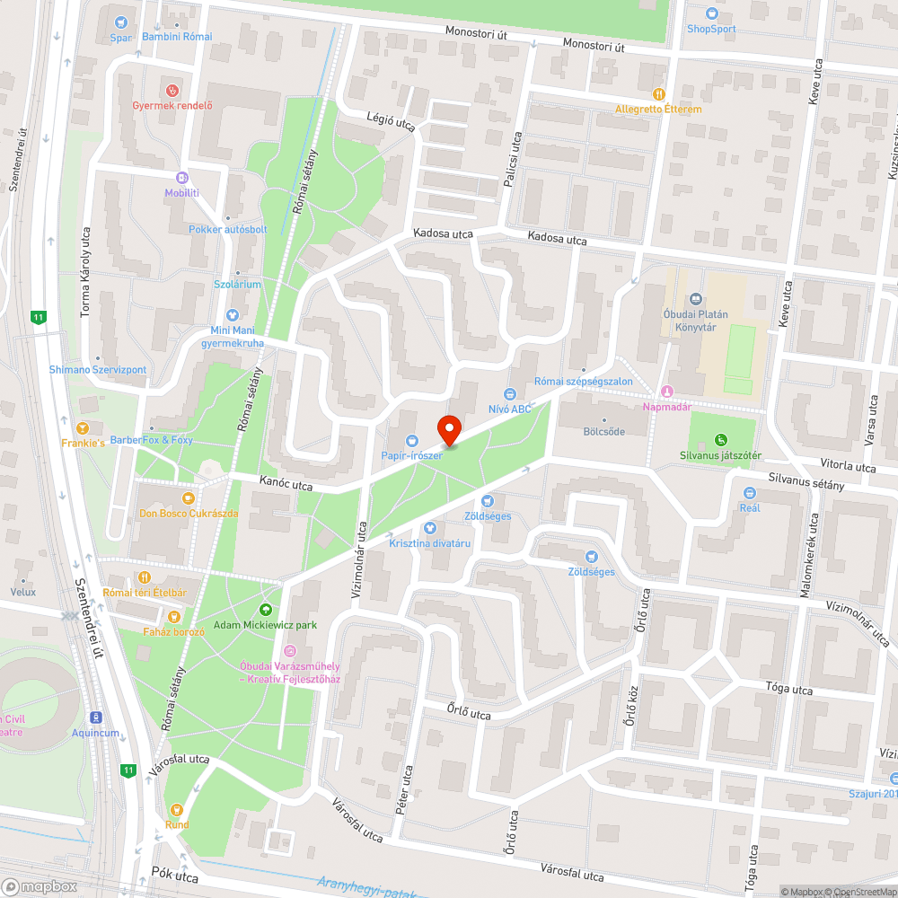 Tönkretett zöld bejelentés helye