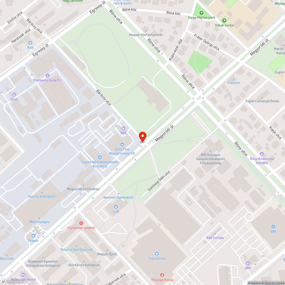 Régi tábla bejelentés helye