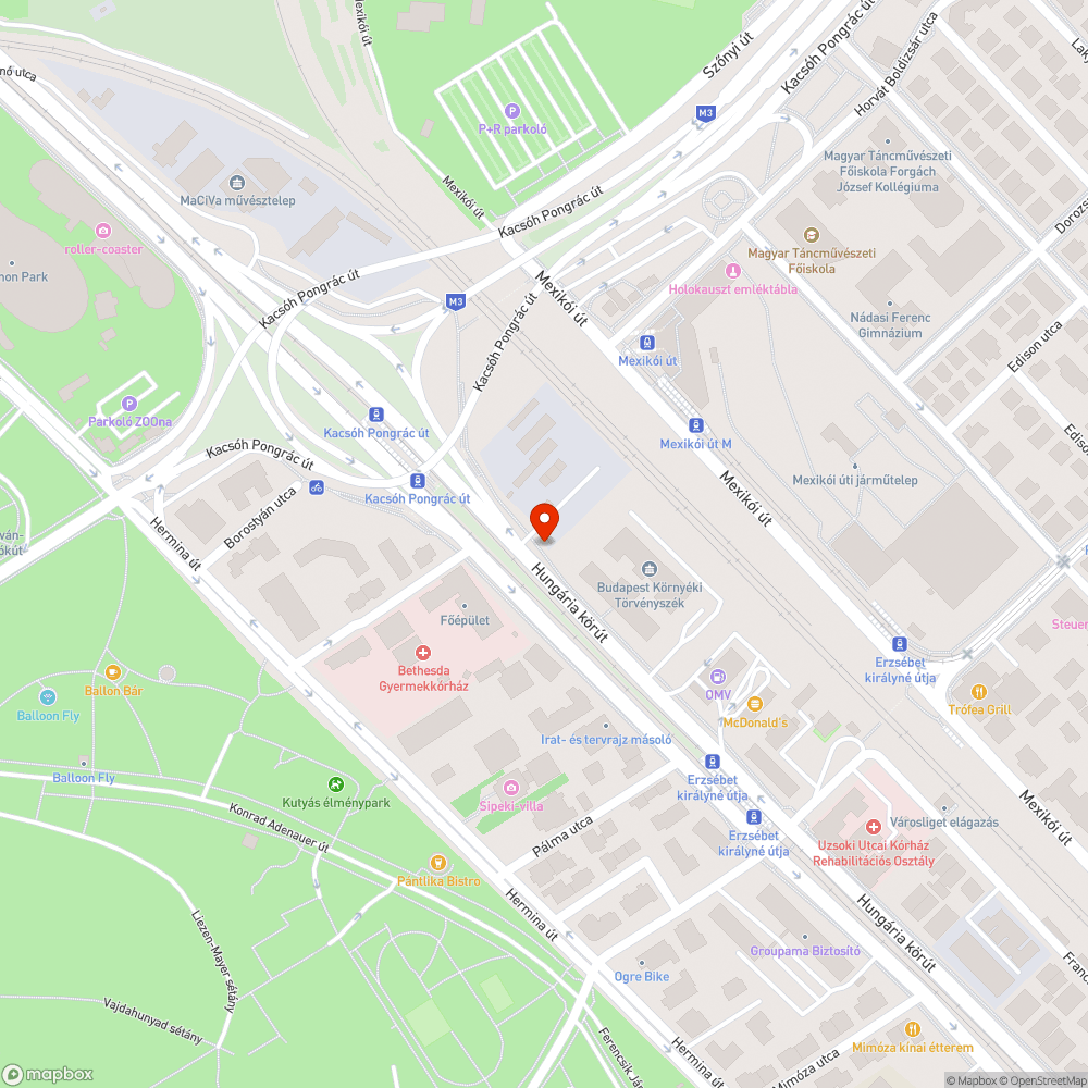 Aszfalt darabok bejelentés helye