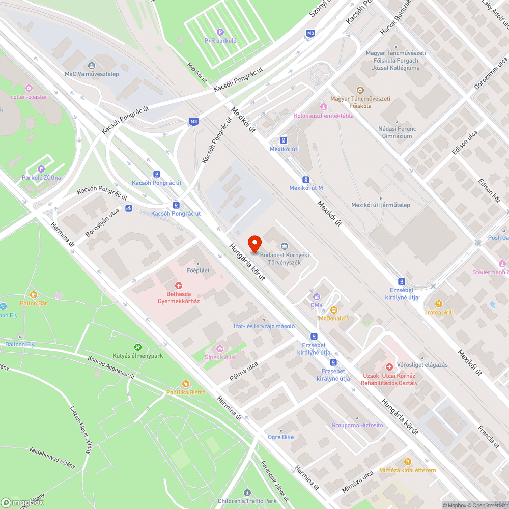 Letört kövek bejelentés helye