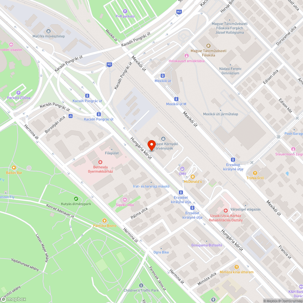 Megsüllyedt a járda bejelentés helye