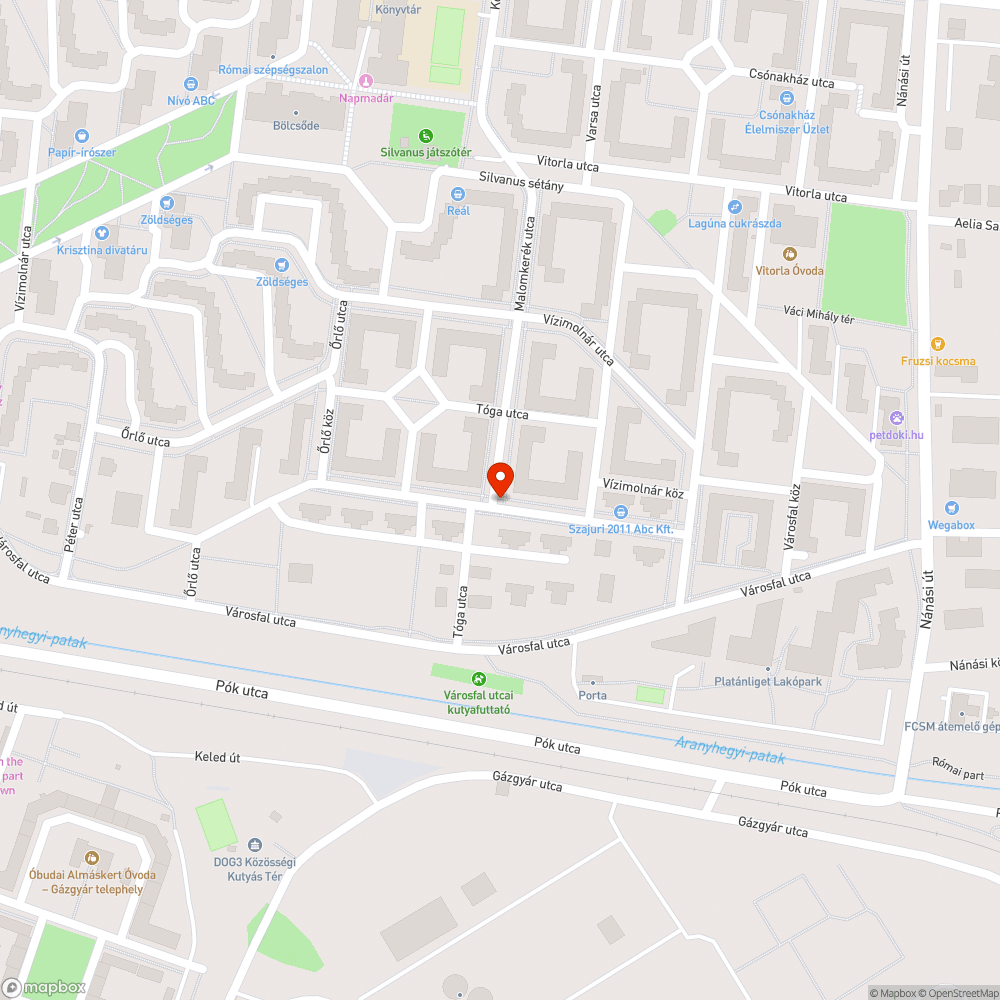 Zöldhulladék bejelentés helye