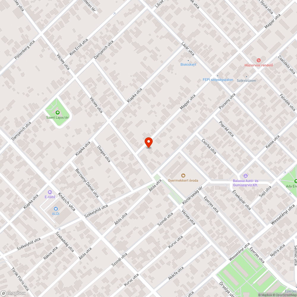 Elszáradt fák bejelentés helye