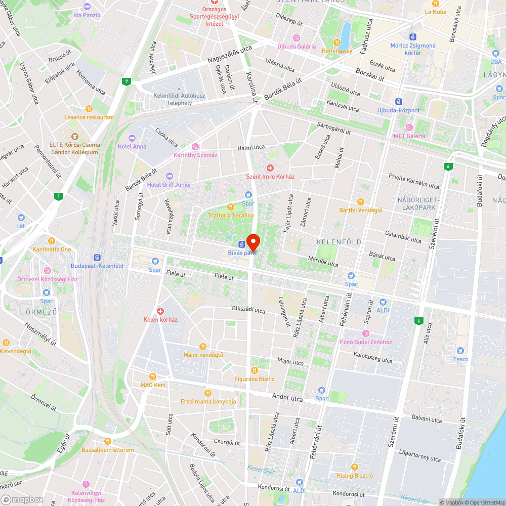 Bikás park beázás bejelentés helye