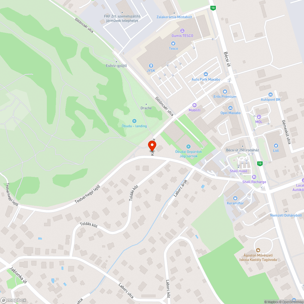 Több hónapos szeméthegyek a Testvérhegyi lejtőnél bejelentés helye