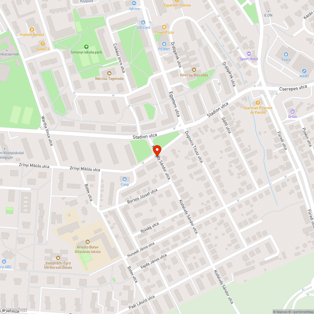 Járdán és kereszteződésben parkoló gépjárművek bejelentés helye