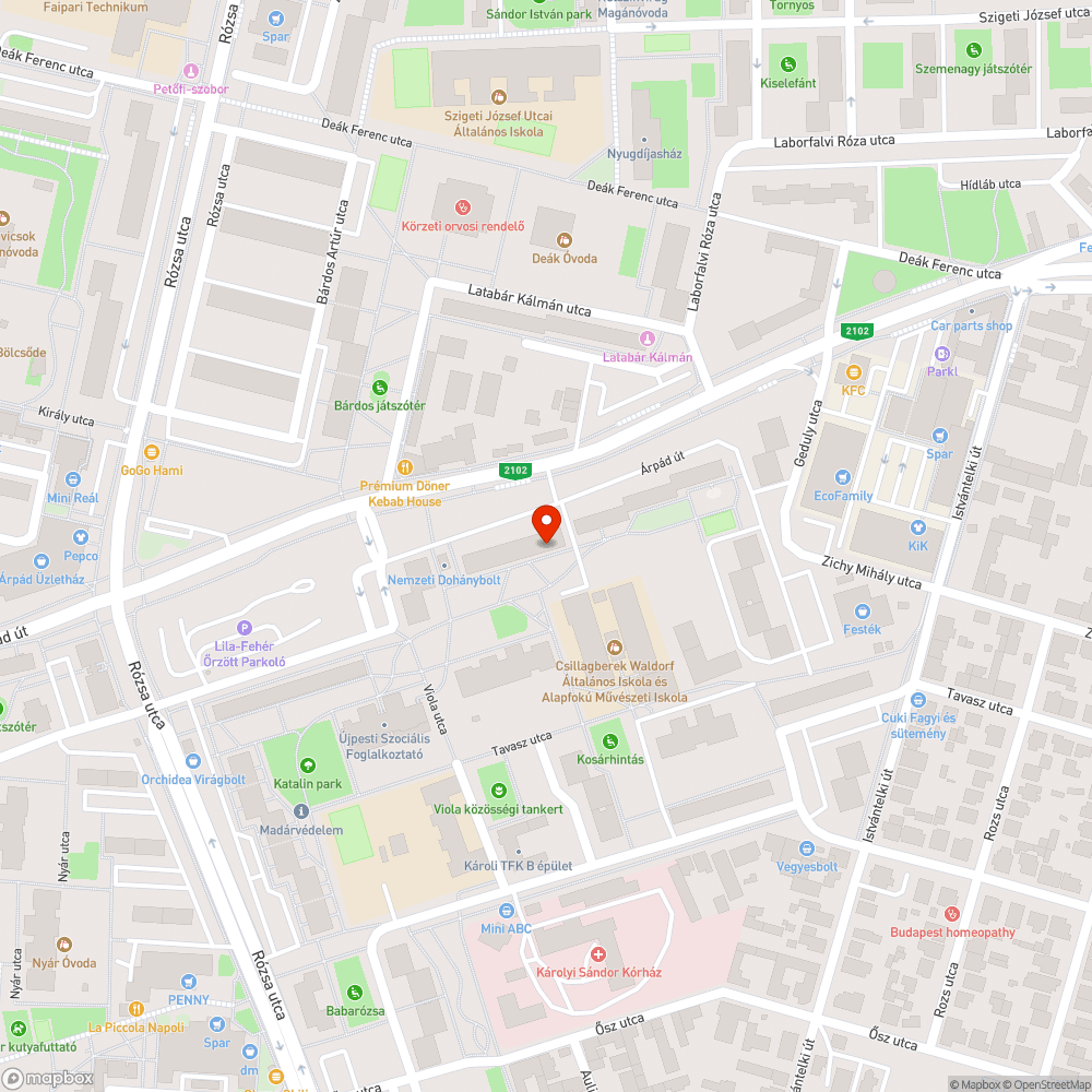 Szemetes, lomos lakótelep bejelentés helye