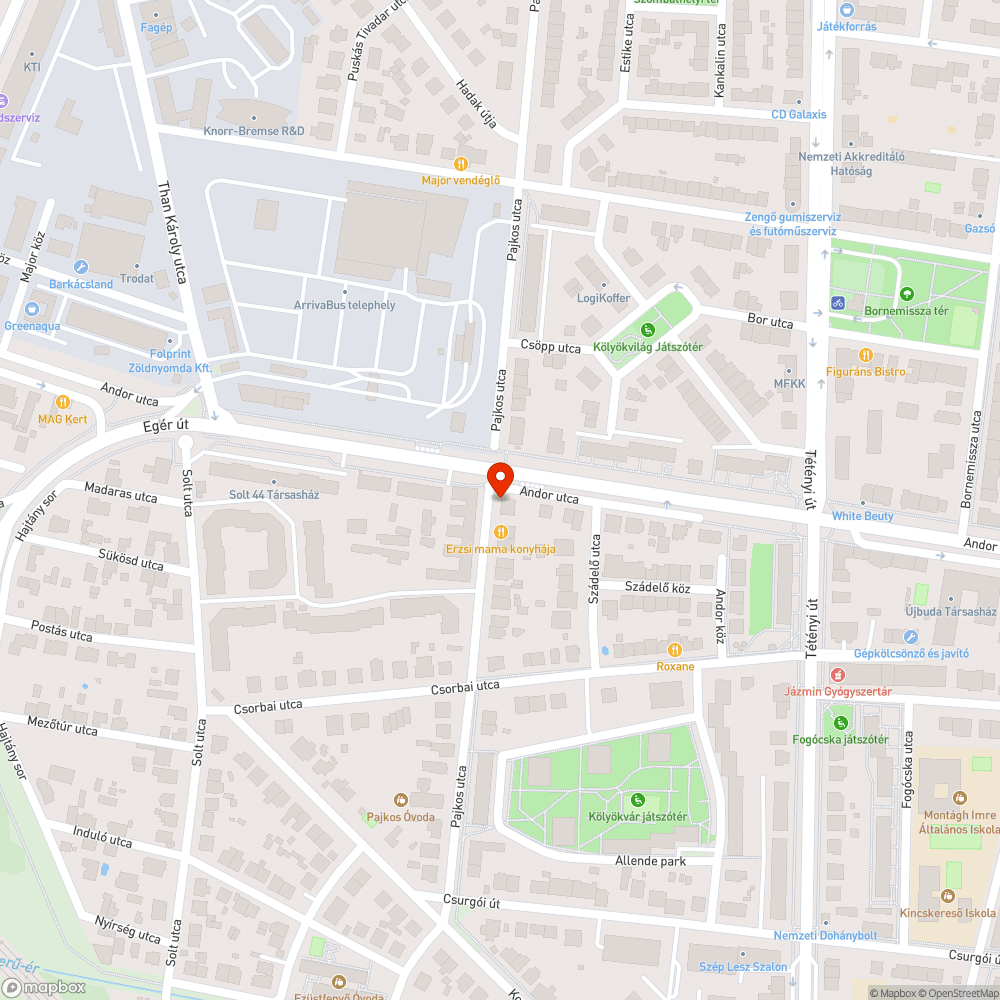 Kitört pollerek bejelentés helye