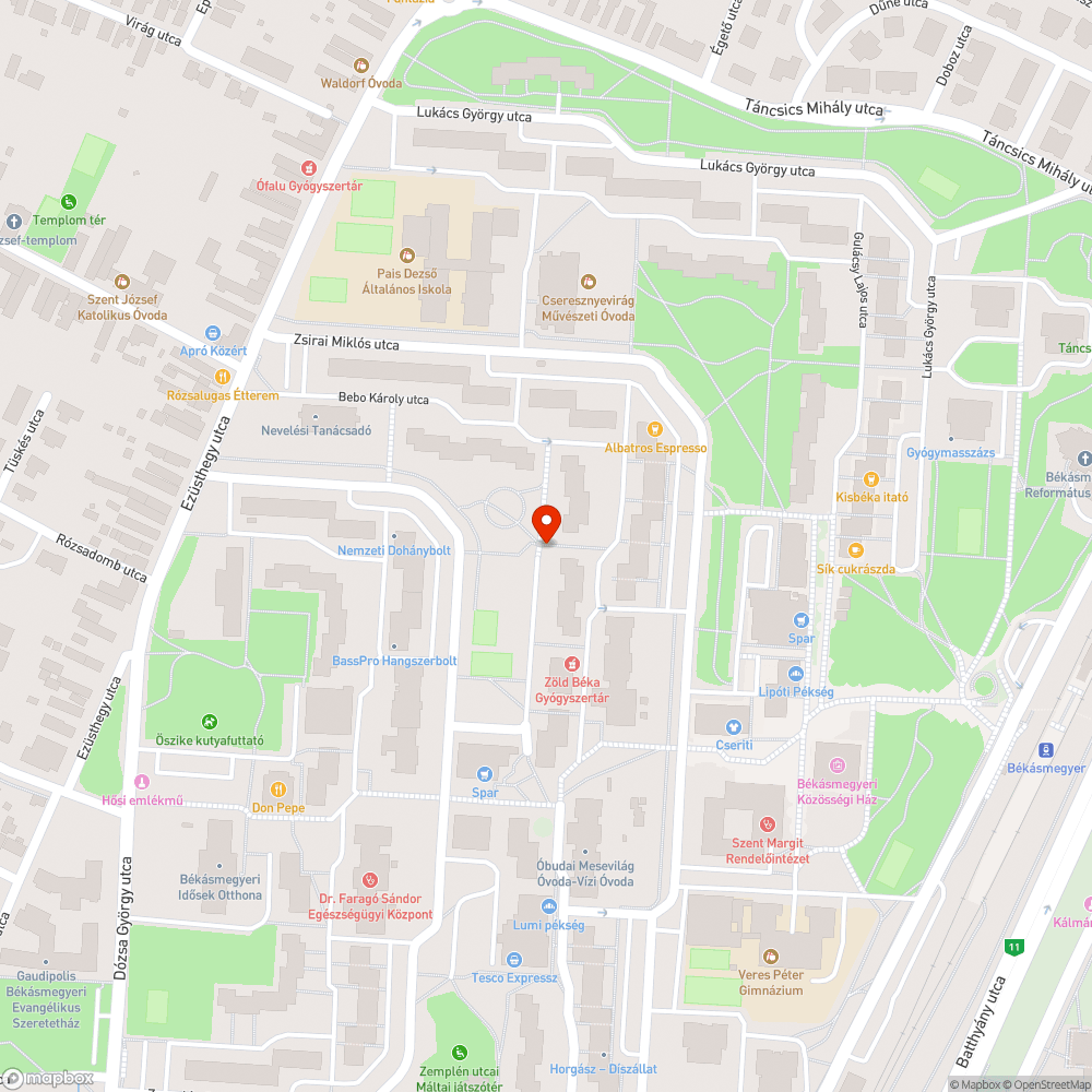 Nem működő csap bejelentés helye