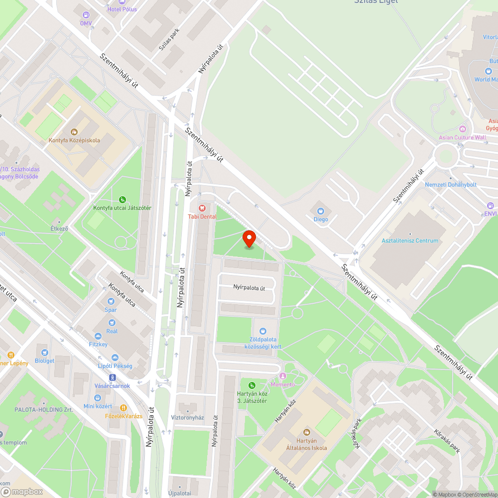 Padok bejelentés helye