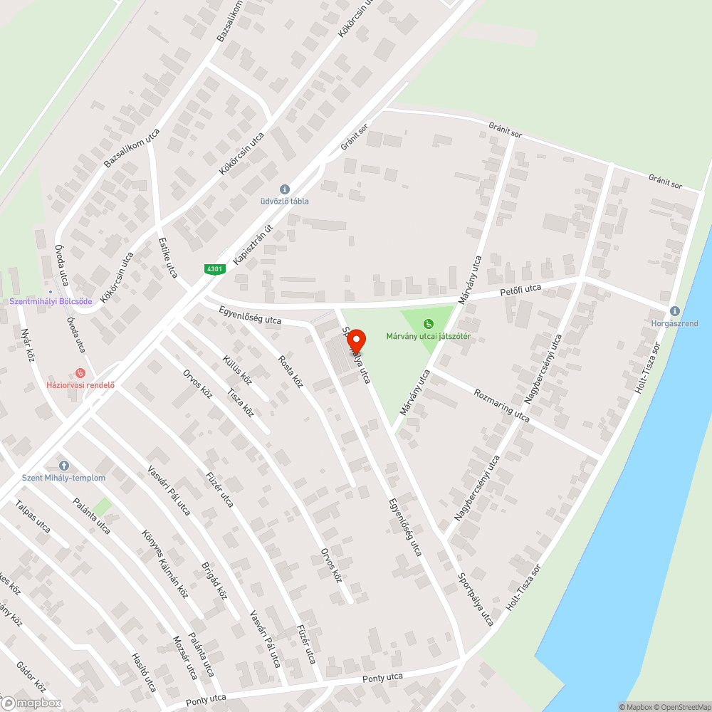 Veszélyes villanyvezeték a játszótéren bejelentés helye