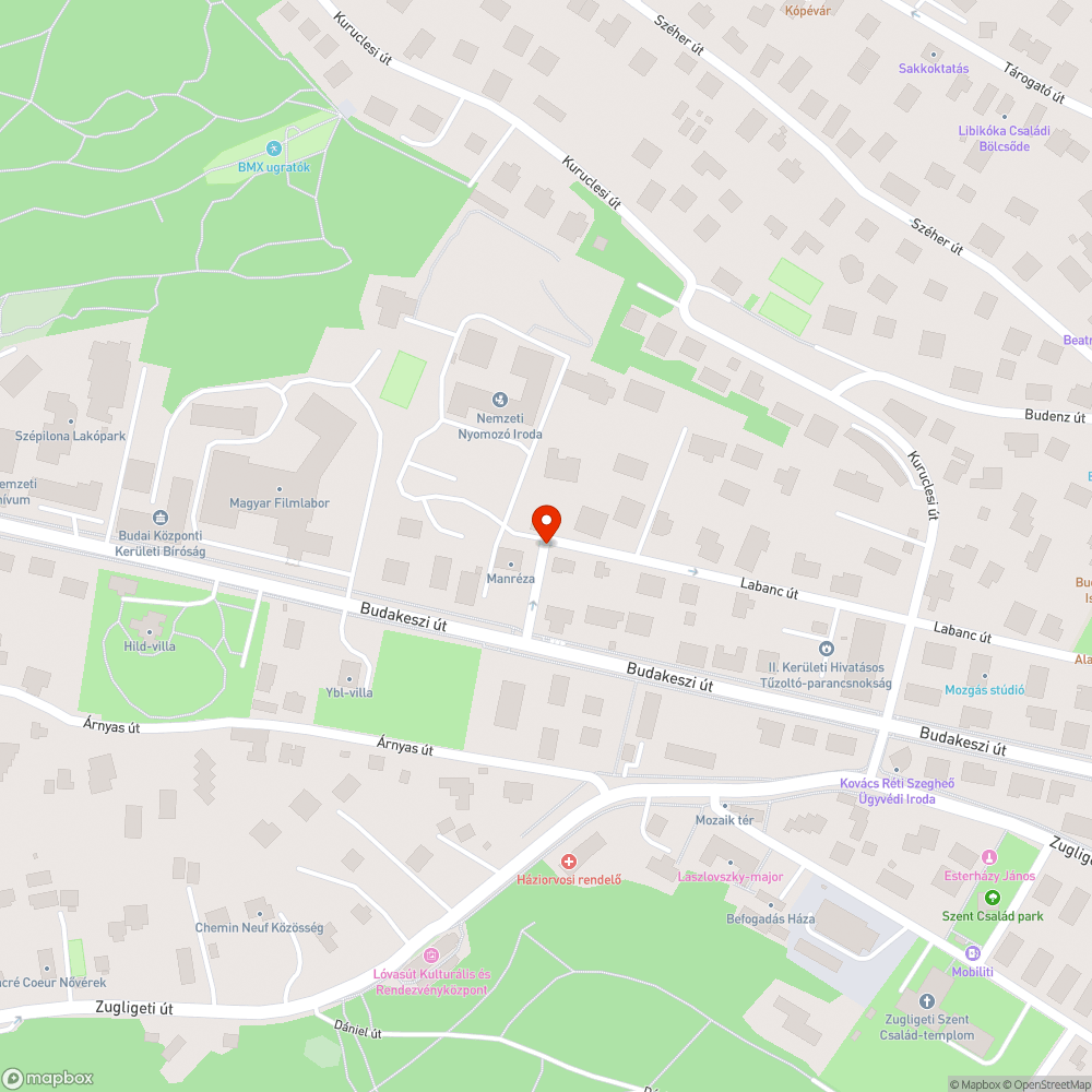 Beomlás bejelentés helye