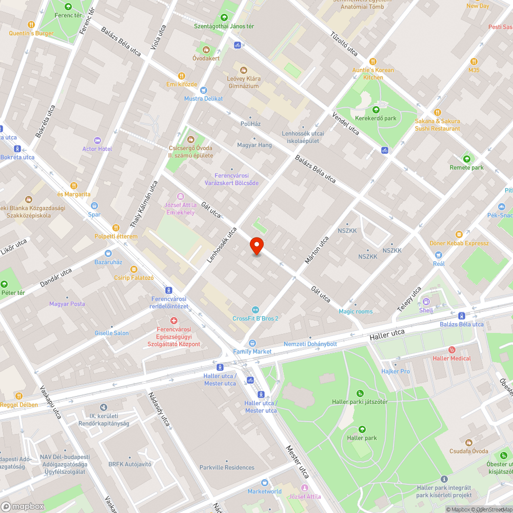 lom bejelentés helye