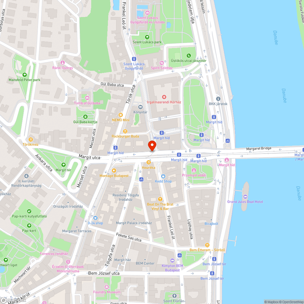 Összetört korlát bejelentés helye