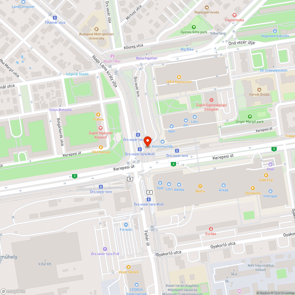 Graffitis automata bejelentés helye