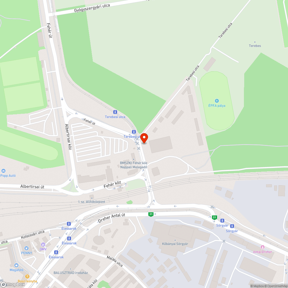 Nyitott közműszekrény bejelentés helye