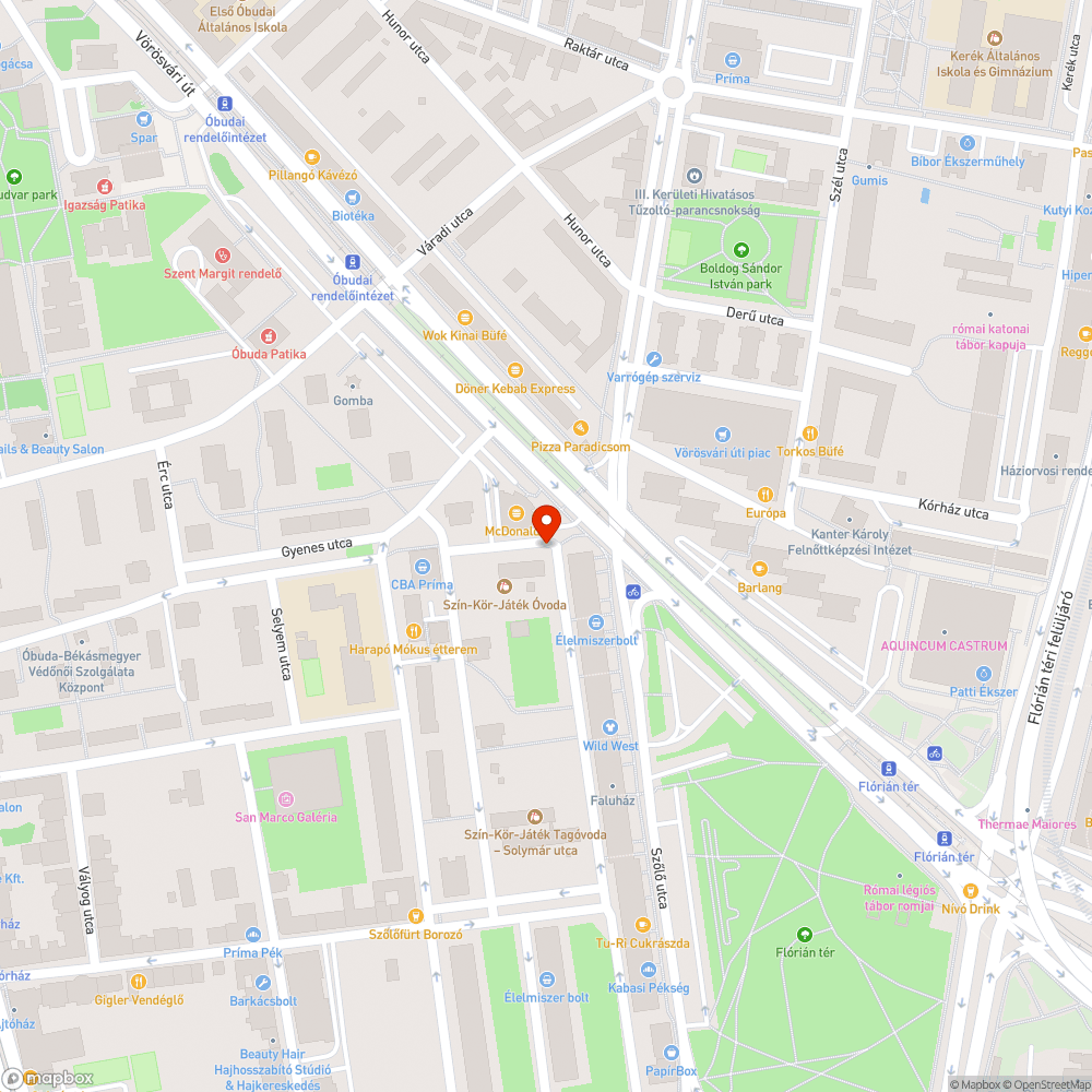 Parkolást akadályozó új építmény bejelentés helye