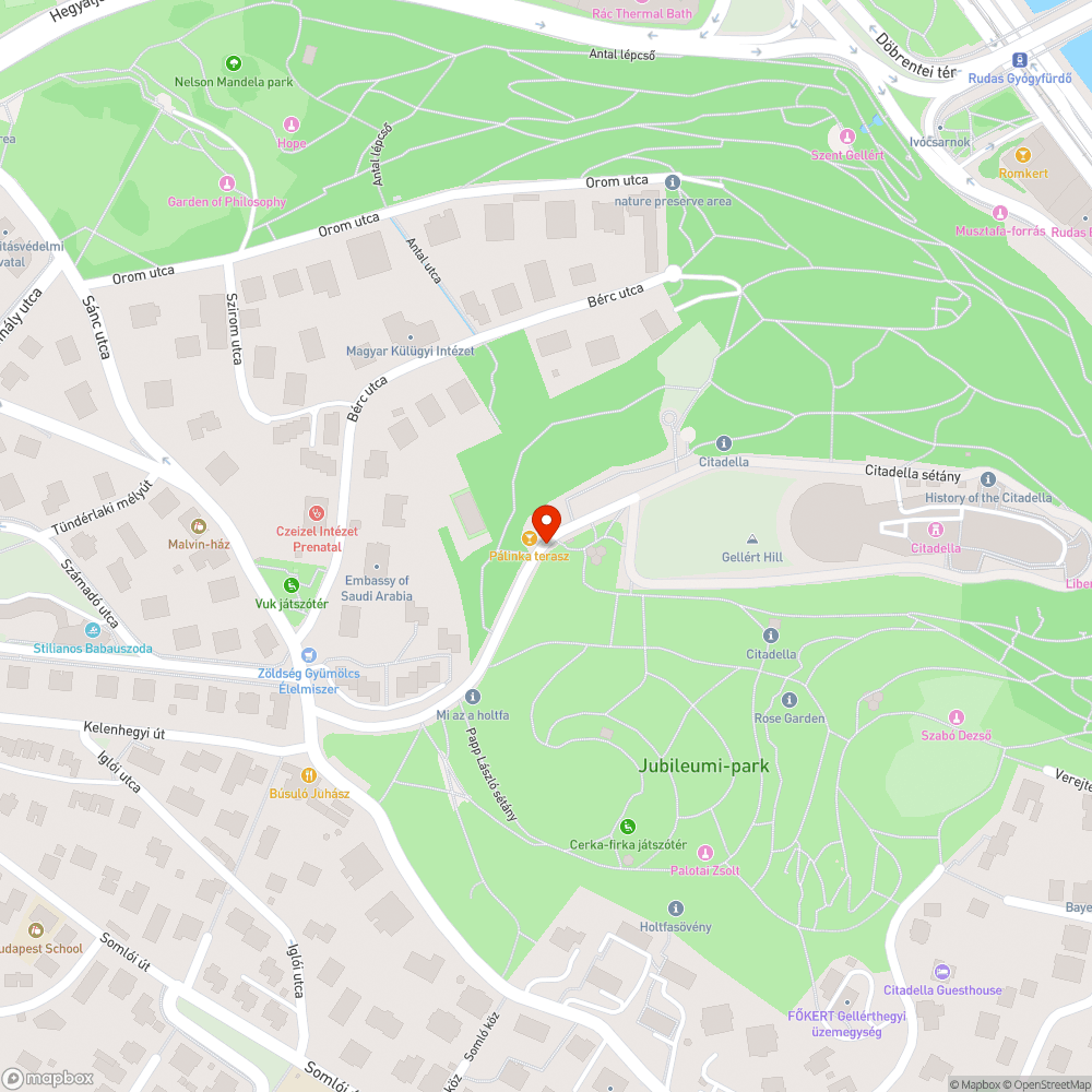 Káosz a Citadellánál bejelentés helye