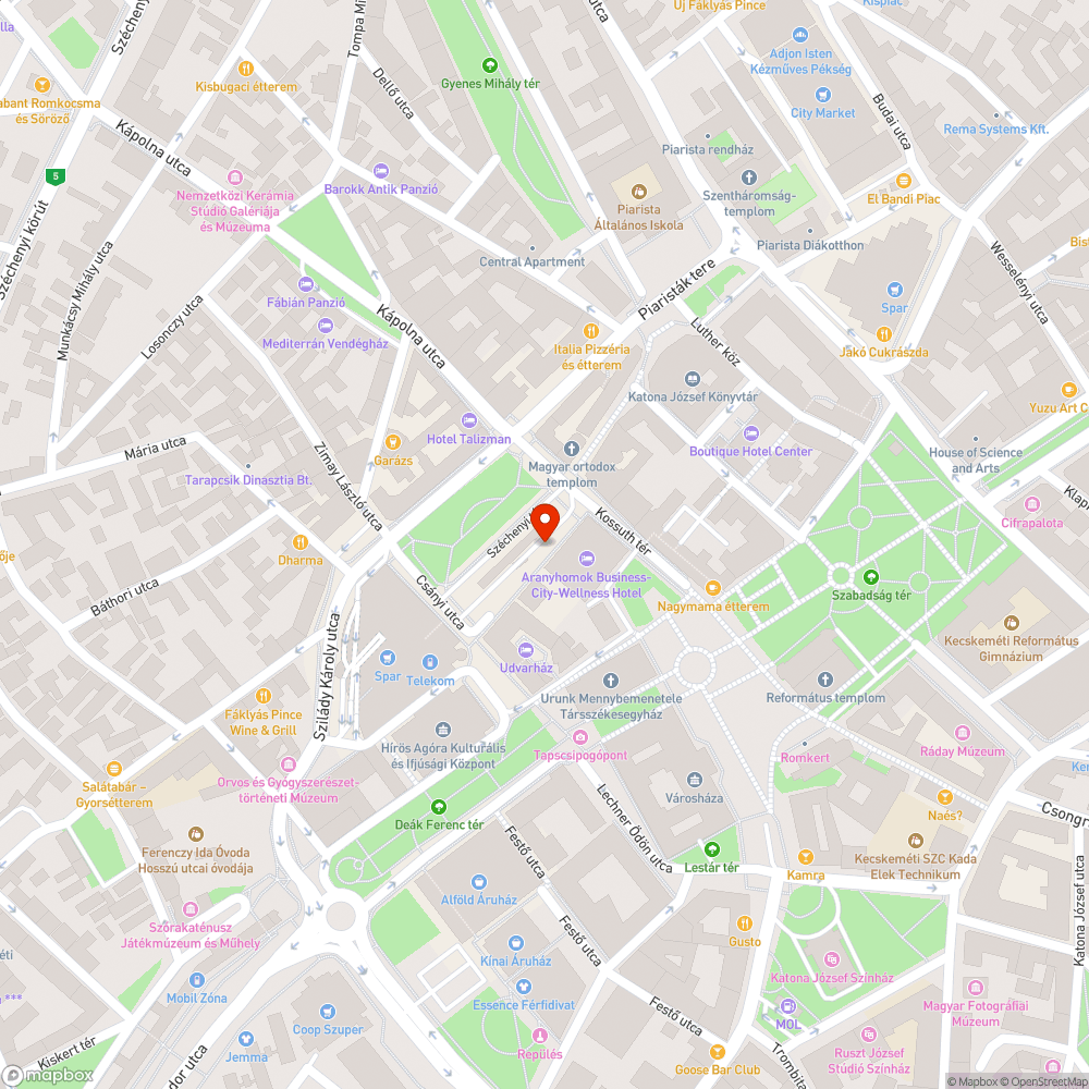 Balesetveszélyes járda a Széchenyi téri buszmegállóban bejelentés helye