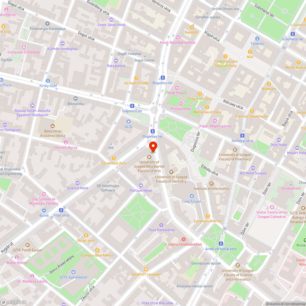 Balesetveszélyes járda a belvárosban bejelentés helye