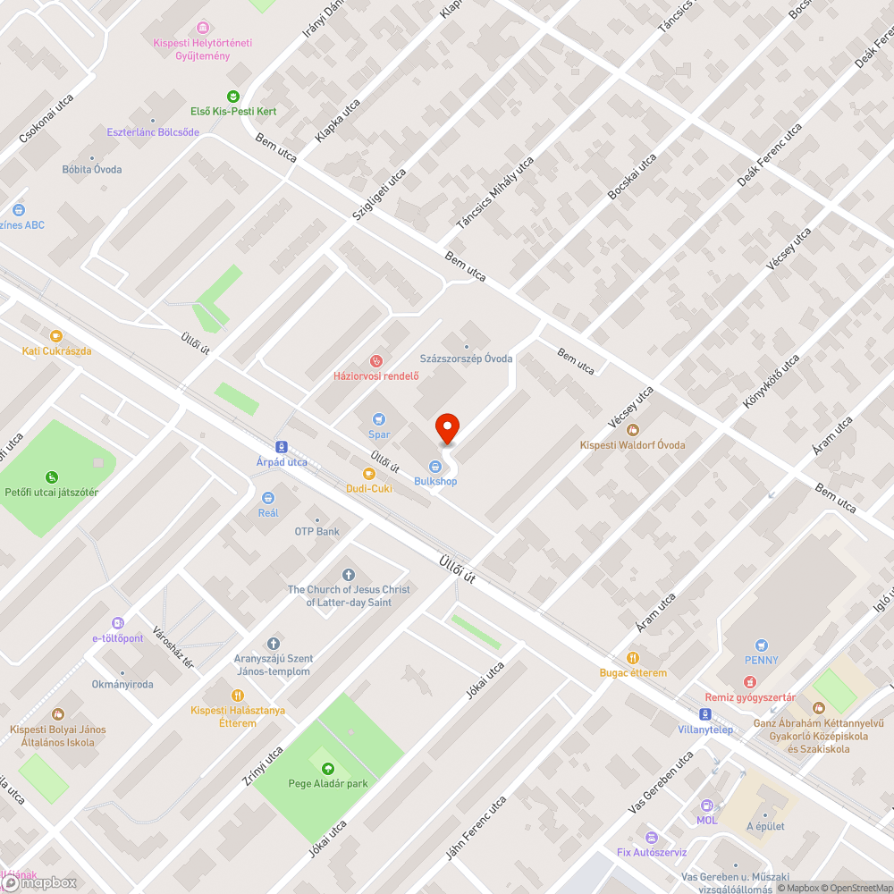 Rozsdás utcanévtábla bejelentés helye