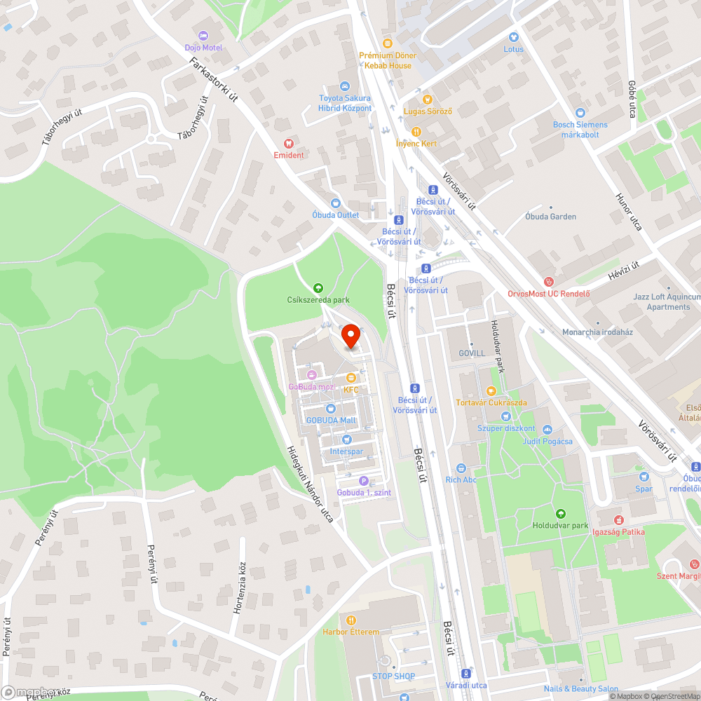 Elhagyott Suzuki az Eurocenter parkolójában bejelentés helye