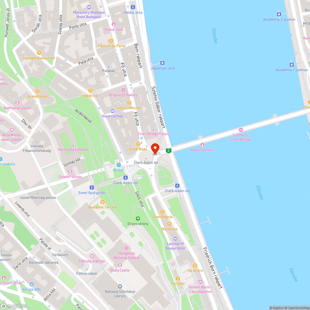 Új Duna-híd építése bejelentés helye