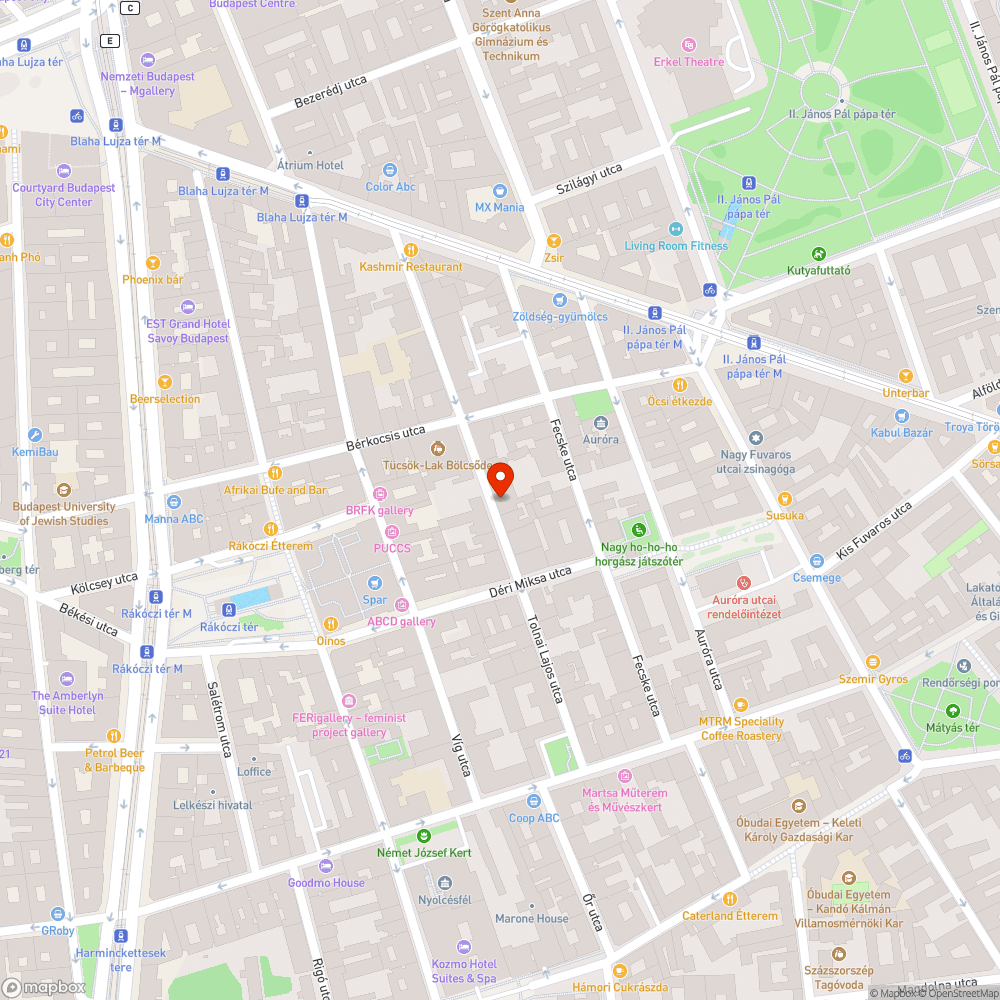 Graffiti bejelentés helye