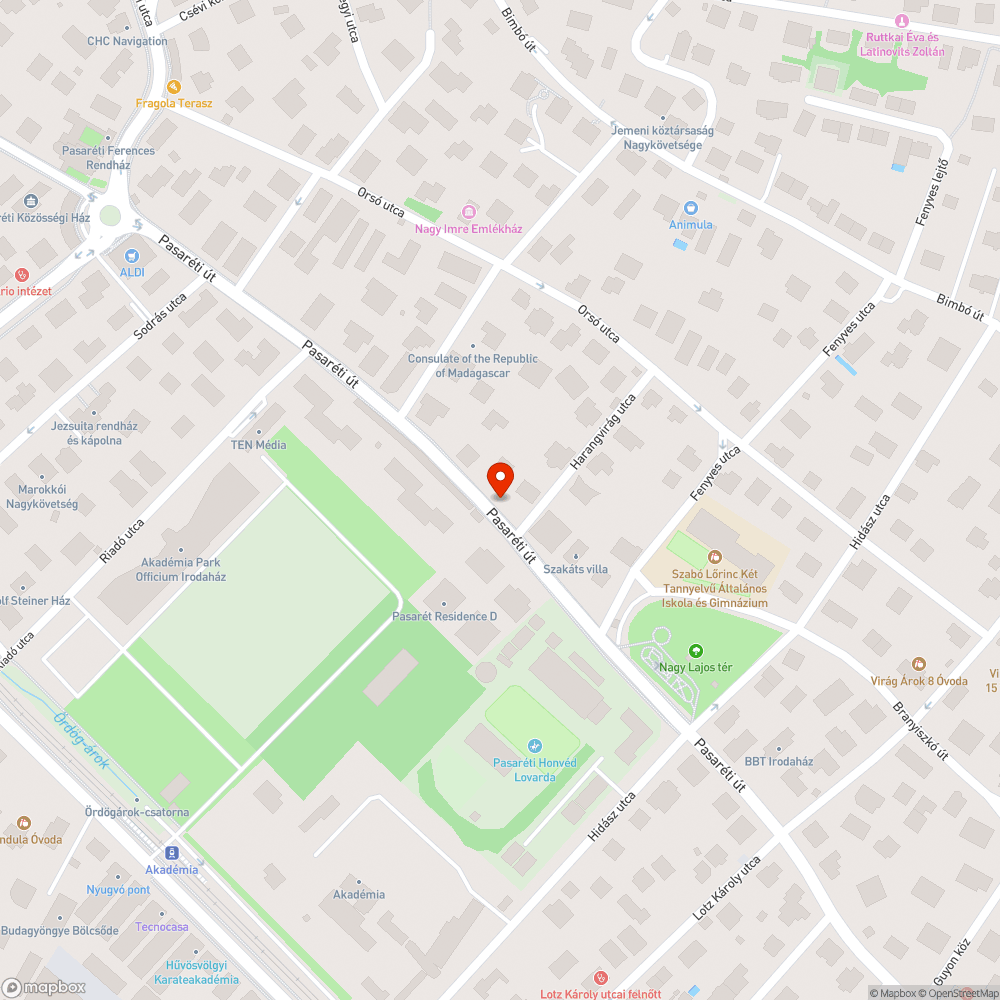 Balesetveszélyes aknafedő bejelentés helye