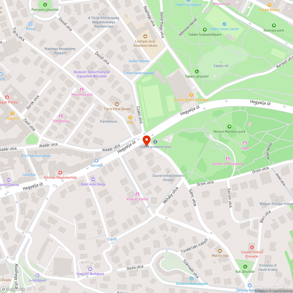 vándorkő bejelentés helye