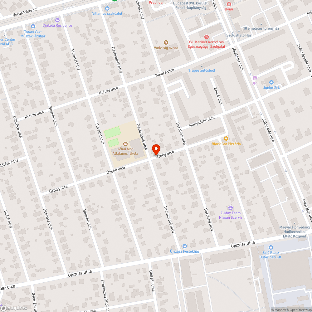 Veszélyes kerületi utcák bejelentés helye