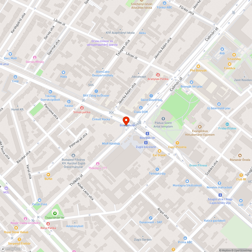 Ferde oszlopok bejelentés helye