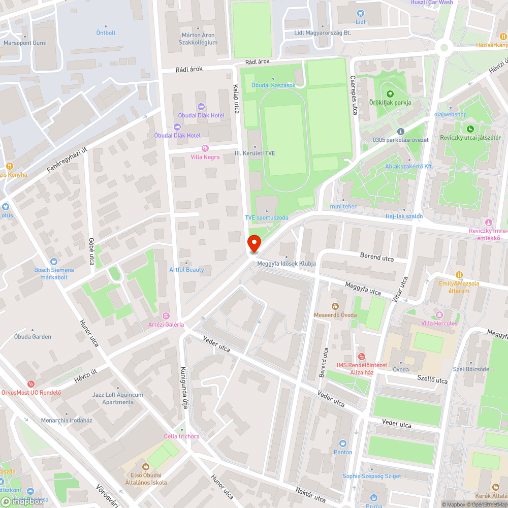 Elhajlott kozlekedesi tabla bejelentés helye