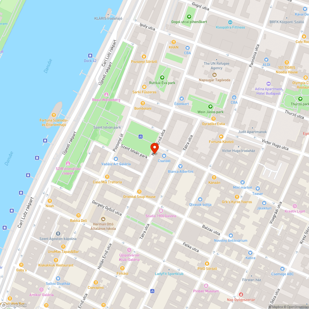 Szent rozsda bejelentés helye