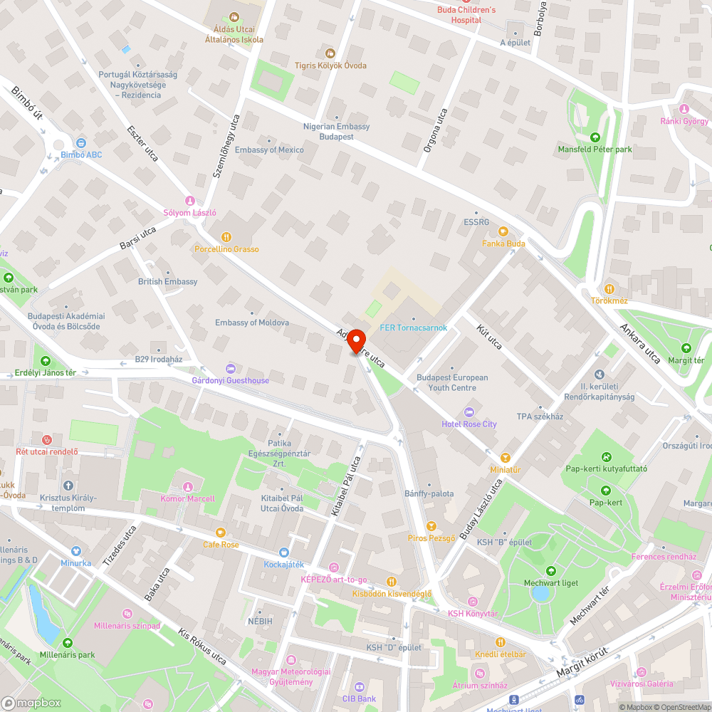 Kiégett lámpa bejelentés helye