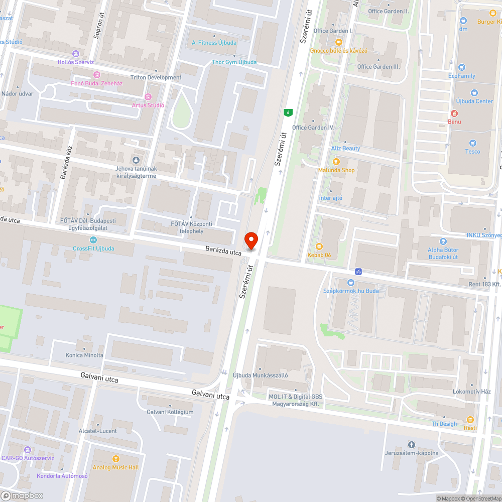 Elhajlott tábla bejelentés helye