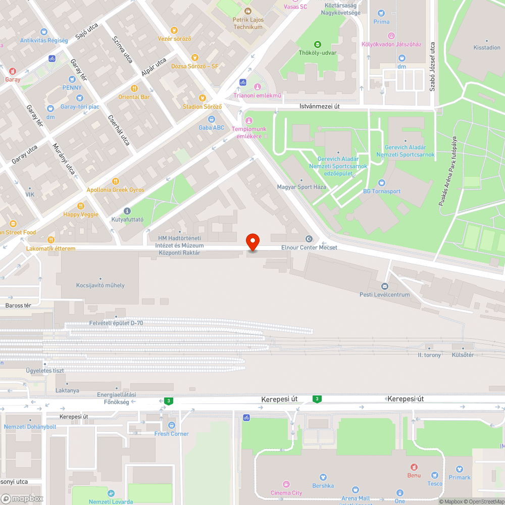 Forgalomból kivont, elhagyott taxi bejelentés helye