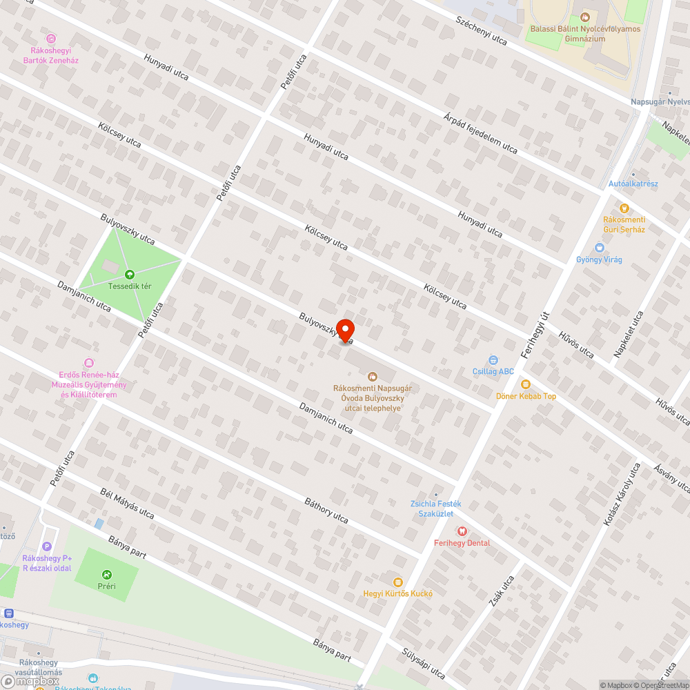 Megdőlt oszlop bejelentés helye