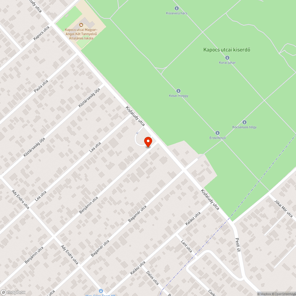 Pestszentimre, Benjámin utca végállomás rossz állapota bejelentés helye