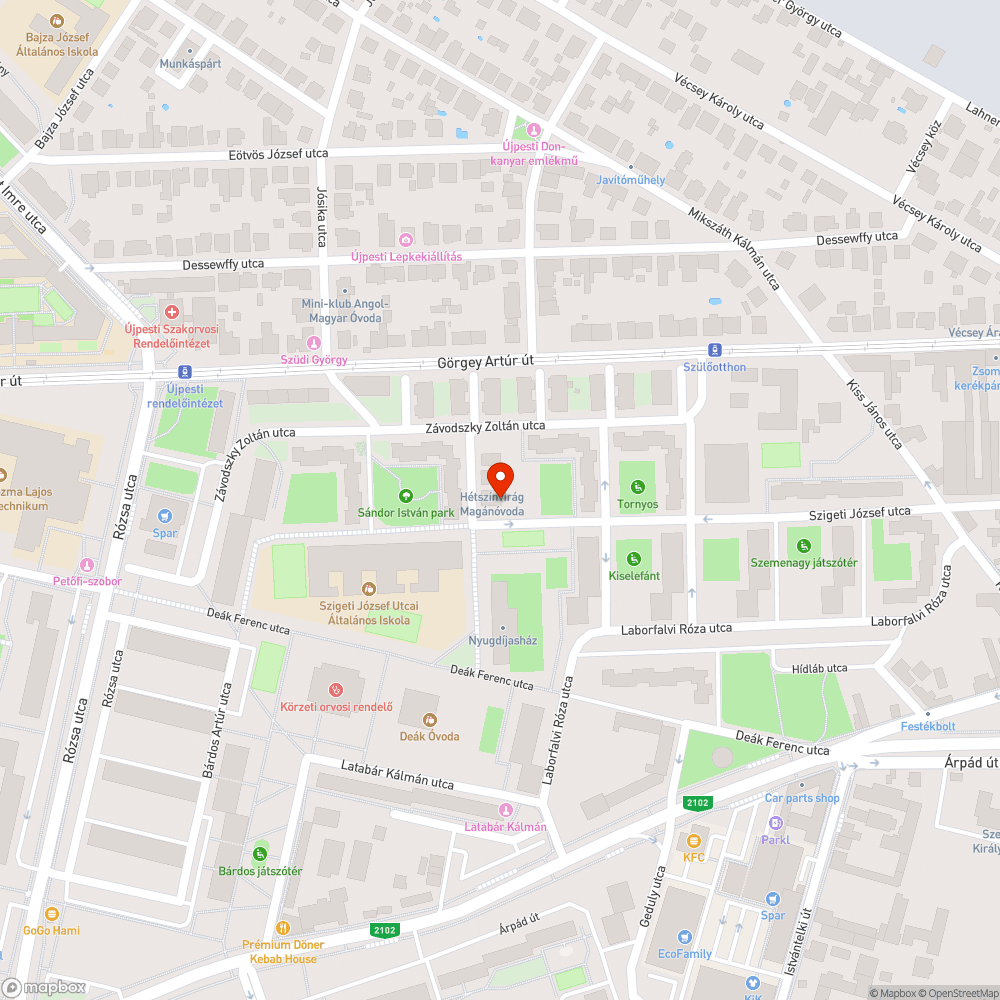 Autószerelő műhely és ingyenes parkoló nyílt a játszótéren bejelentés helye