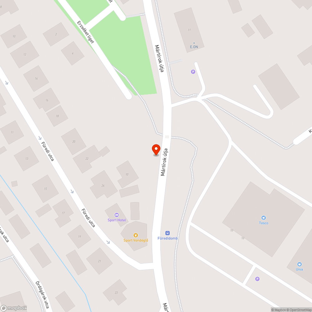 Közterületen hagyott autó bejelentés helye