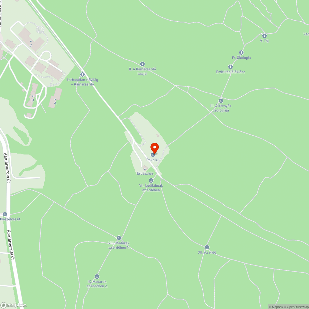 A Kamaraerdei Tanösvény 6. állomásán (Nagyrét) megrongálódott a fa xilofon bejelentés helye