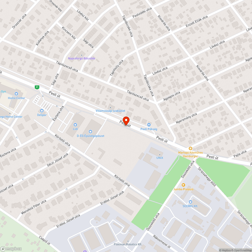 Lecsúszott bejelentés helye